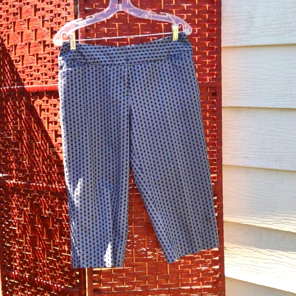 Cropped black and white pants a dressier crop pants